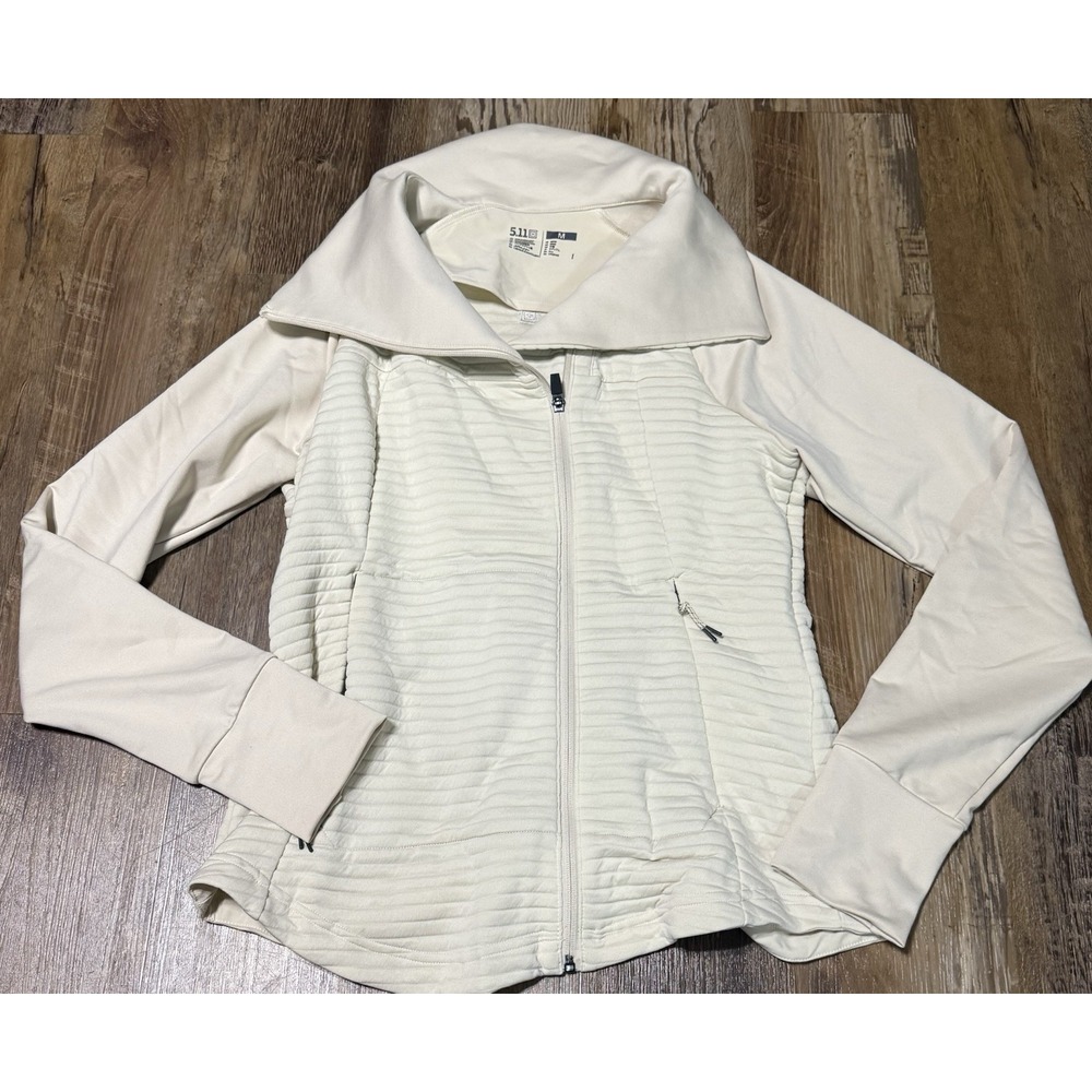 5.11 Tactical Crystal Hybrid Jacket Womens M Medium Full Zip Pockets Thumbhole
